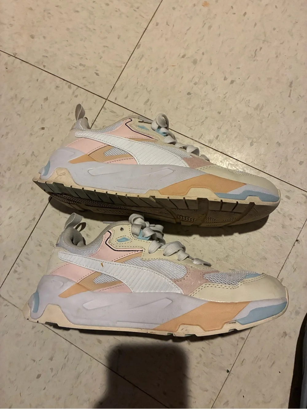 Puma Pastel Multi-Panel Low-Top Sneakers